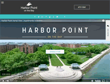 Tablet Screenshot of harborpointonthebay.com